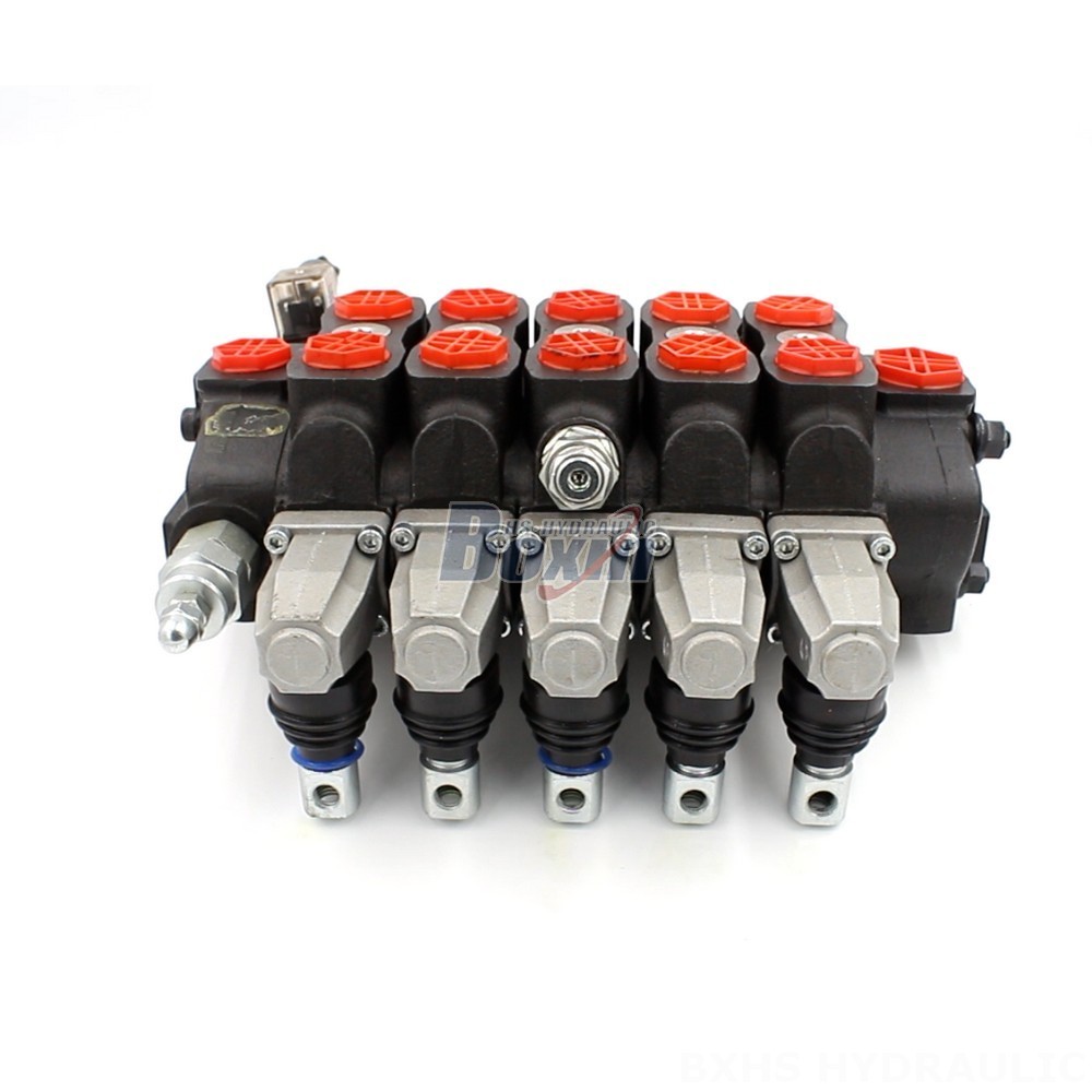 SD8-Electric Unloading Valve 5 Position 2 Solenoid 12v 24v Hydraulic Directional Control Valve main image
